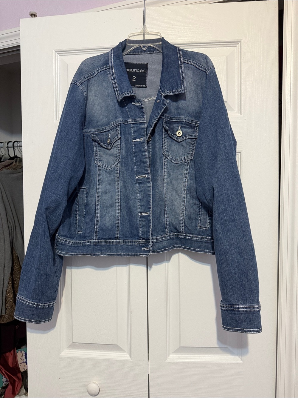 Maurices Blue Denim Jacket - Women's Classic Trucker